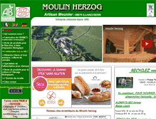 Tablet Screenshot of moulin-herzog.com